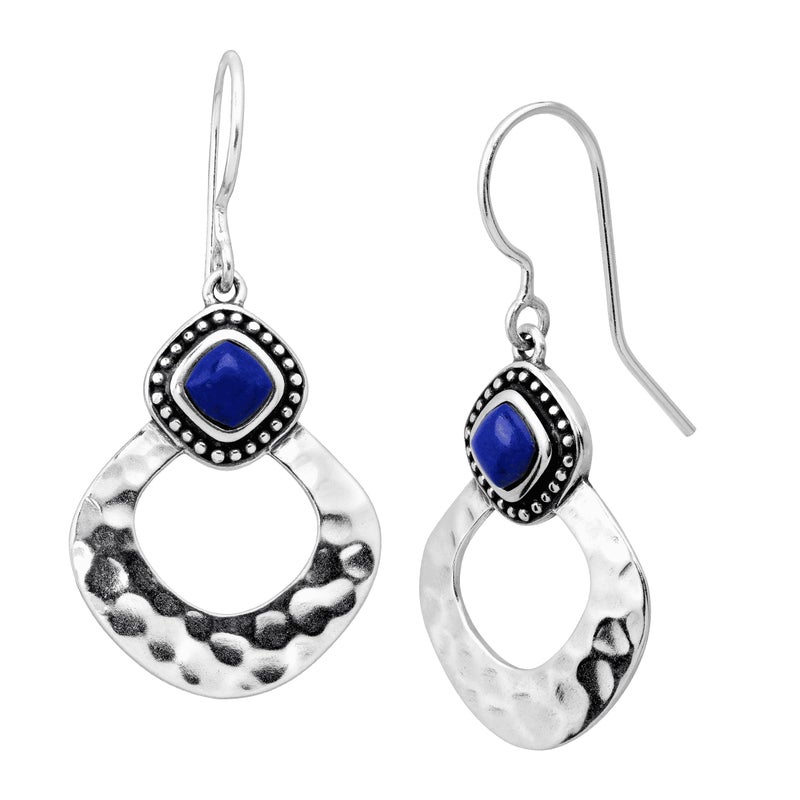 Silpada 'Atacama' Natural Lapis Drop Earrings in Sterling Silver - Image 1